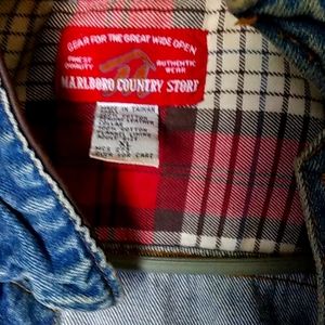 Vintage Marlboro denim jacket